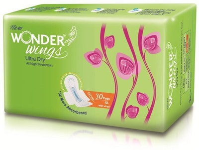 

Wonder Wings Ultra Dry XL Sanitary Pad
