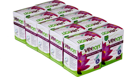 

Veeon 100% Cotton Napkins 8 Pcs Each Sanitary Pad(Pack of 10)