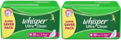

Whisper Ultra Clean Sanitary Pad(Pack of 2)