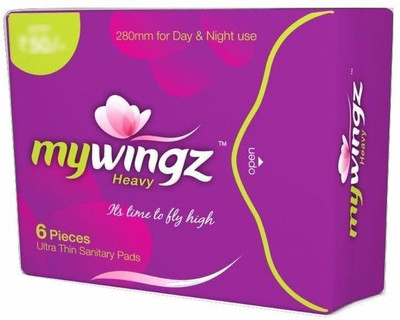 

MyWingz Heavy - Ultra Thin Sanitary Pad(Pack of 6)