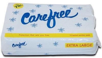 

Carefree Sanitary Pads XL Sanitary Pad(Pack of 10)