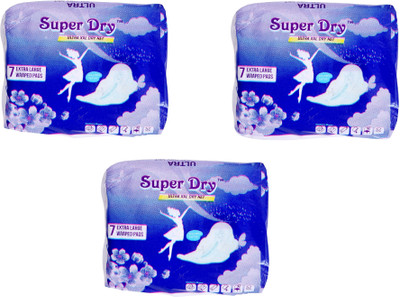 

Superdry Ultra XXL Dry Net Ultra Thin Sanitary Pad(Pack of 3)