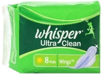 

Whisper Ultra Clean Wings Sanitary Pad(Pack of 8)