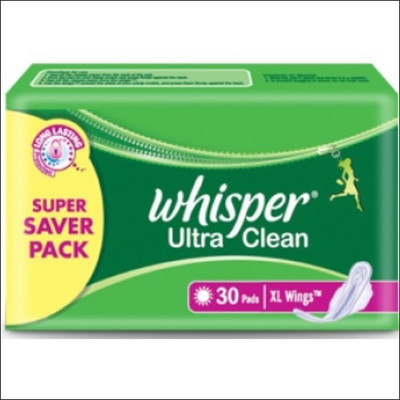 

Whisper Ultra Clean XL Wings Sanitary Pad(Pack of 30)