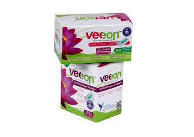 

Veeon 100%Cotton Anion Napkins 8 Pcs 290MM & Anion Pantyliners 30S Sanitary Pad(Pack of 2)