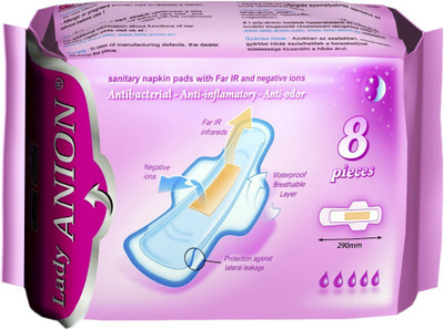 

Lady Anion Ultra Clean Wings Sanitary Pad(Pack of 8)