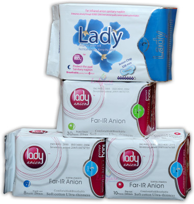 

Lady Anion Ultra Clean wings Sanitary Pad(Pack of 4)