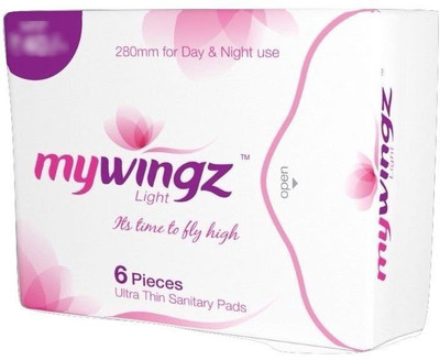 

MyWingz Ultra Thin Light Napkin Sanitary Pad(Pack of 6)