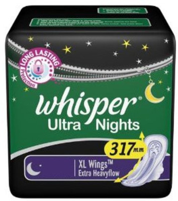 

Whisper Ultra Night XL Wings Sanitary Pad(Pack of 15)