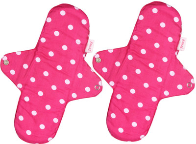 

Femy Washable & Reusable Cloth Pad – Polka Dots Sanitary Pad(Pack of 2)