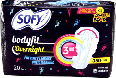 

Sofy Body Fit Overnight Sanitary Pad(Pack of 20)