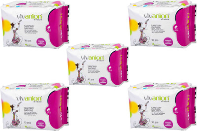 

Vivanion Anion with Herbal (Set of 5) Sanitary Pad(Pack of 5)