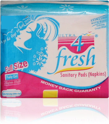 

4 Fresh Ultra Clean Wings Sanitary Pad(Pack of 7)