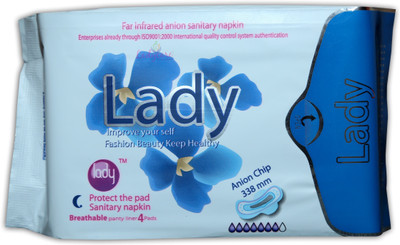 

Lady Anion Ultra Clean Wings Sanitary Pad(Pack of 4)