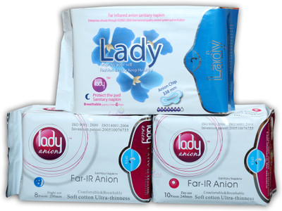 

Lady Anion Ultra clean wings Sanitary Pad(Pack of 3)
