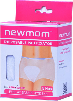 

Newmom Disposable Pad Fixator-Medium-For Hip Circumference of 77 cm - 88 cm Pantyliner(Pack of 5)