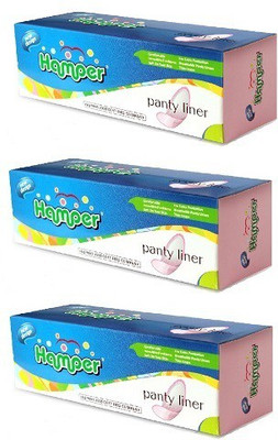 

Hamper Combo Ultra Soft Thin Cotton Pantyliner(Pack of 3)