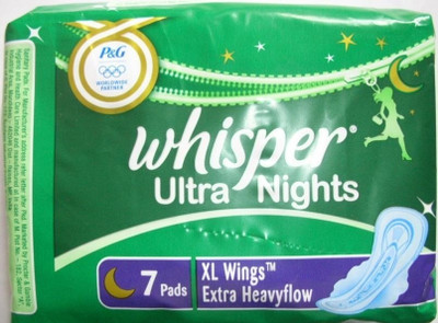 

Whisper Ultra Nights XL Wings Pantyliner(Pack of 7)