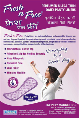 

Fresh n Free Ultra Thin Daily Pantyliner(Pack of 27)