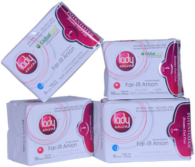 

Lady Anion GlobalCare012 Sanitary Pad(Pack of 4)