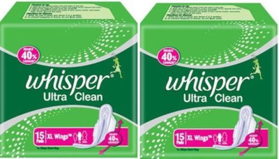 

Whisper Ultra Clean Sanitary Pad(Pack of 2)