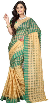 

Indian Wear Online Printed Fashion Cotton Saree(Green)