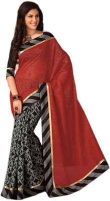 

Party Wear Dresses Printed Fashion Pure Chiffon Saree(Multicolor)