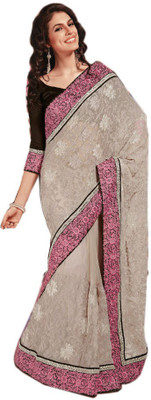 

Indian Wear Online Printed Fashion Pure Chiffon Saree(Multicolor), Multicolor329