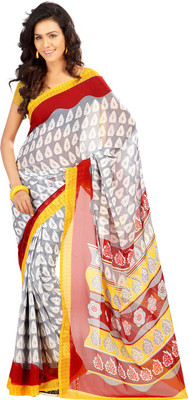 

Indian Wear Online Printed Fashion Art Silk Saree(Multicolor), Multicolor328
