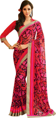 

Vishal Printed Fashion Georgette Saree(Red)