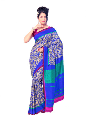 

GD Applique, Self Design Fashion Art Silk Saree(Multicolor)