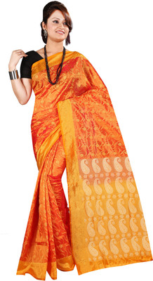 

Anushree Saree Printed Fashion Chanderi Saree(Multicolor), Yellow