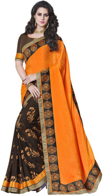 

Desi Butik Embroidered Fashion Georgette Saree(Multicolor)