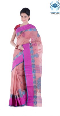 

Tantuja Woven Tangail Cotton Saree(Magenta)