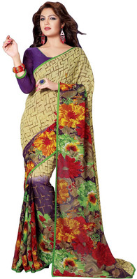 

Saara Printed Fashion Georgette Saree(Multicolor)