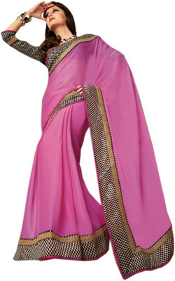 

Indian Wear Online Printed Fashion Pure Chiffon Saree(Multicolor), Multicolor356