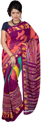 

Hawai Printed Fashion Georgette Saree(Multicolor)