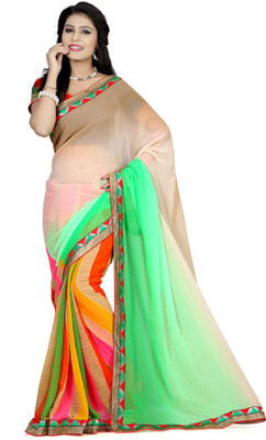 

Indian Wear Online Printed Fashion Chiffon Saree(Multicolor)