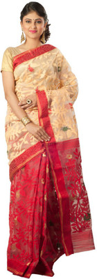 

Rajib's Creation Embroidered Fashion Handloom Silk Saree(Multicolor)