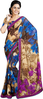 

Khushali Printed Fashion Georgette Saree(Multicolor)