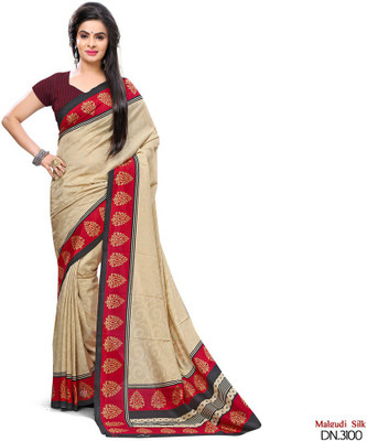 

Sunaina Printed Bhagalpuri Art Silk Saree(Multicolor)