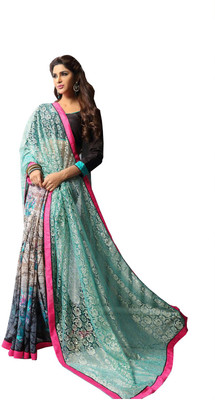 

Mathura Embroidered Fashion Chiffon Saree(Multicolor)