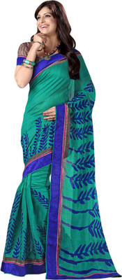 

Saara Printed Fashion Cotton Saree(Blue)