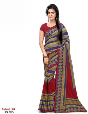

Sunaina Printed Bhagalpuri Art Silk Saree(Multicolor)