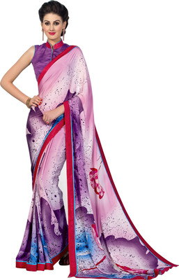 

Jiya Self Design, Printed Fashion Art Silk Saree(Pink, Multicolor), Multicolor;pink