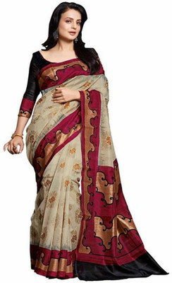 

Gunjan Creations Printed Fashion Printed Silk Saree(Pack of 2, Red)