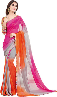 

Ishin Embellished Fashion Georgette Saree(Multicolor)