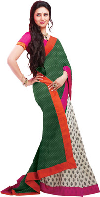 

Ridham Sarees Printed Fashion Handloom Georgette Saree(Multicolor)