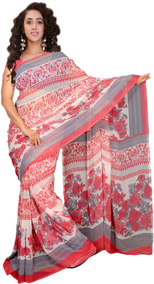 

Vardan Prints Printed Bollywood Georgette Saree(Pink)