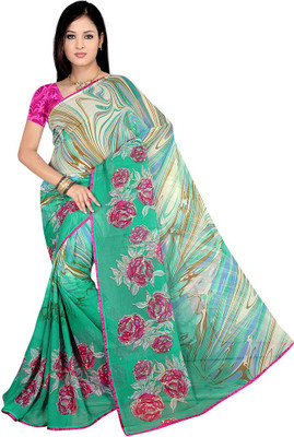 

Stylish Girls Printed Fashion Chiffon Saree(Multicolor)